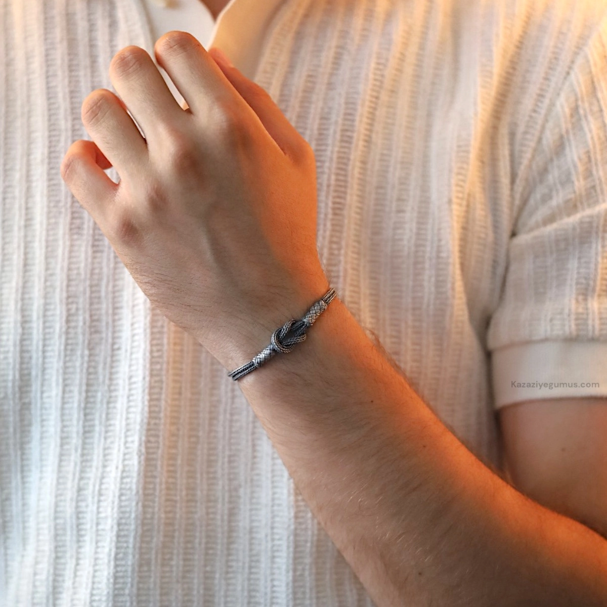 Sailor Knot Kazaziye Silver Bracelet