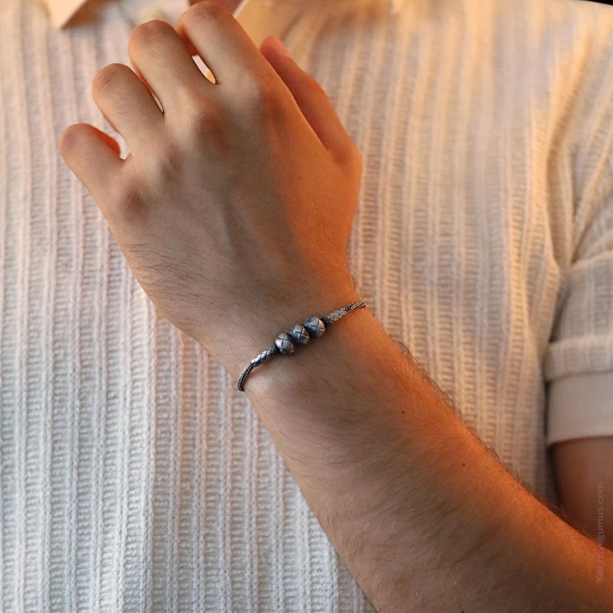 1000 Ayar Kazaziye Üç Toplu Bileklik