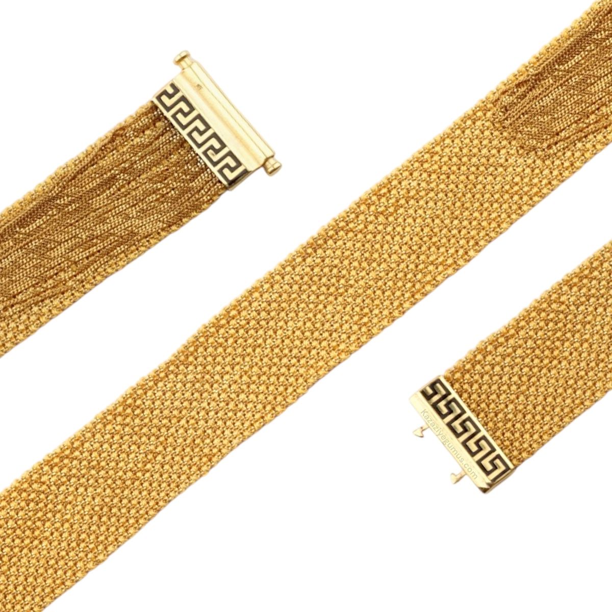 Altın Kaplama Kadın Gümüş Şal Set