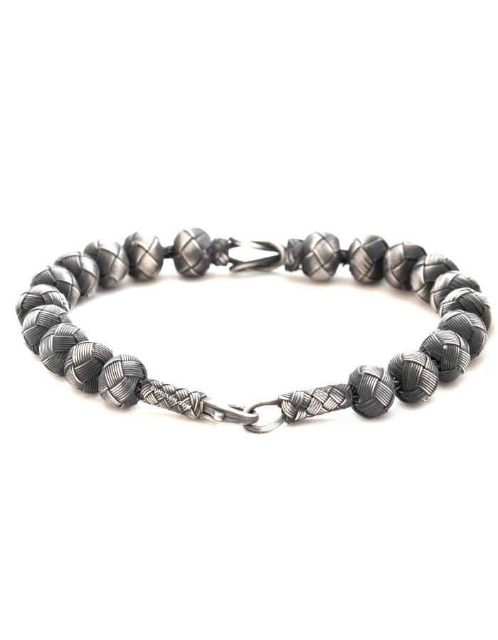 Kazaziye Ball Silver Men’s Bracelet