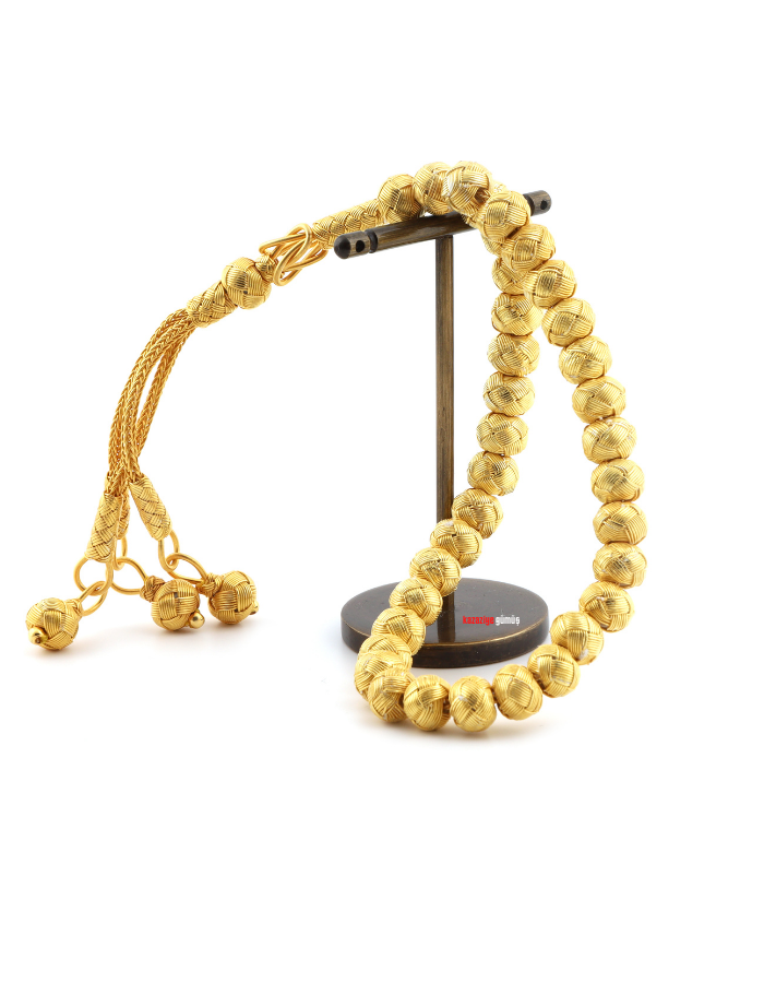 Kazaziye Silver Rosary Gold Plated
