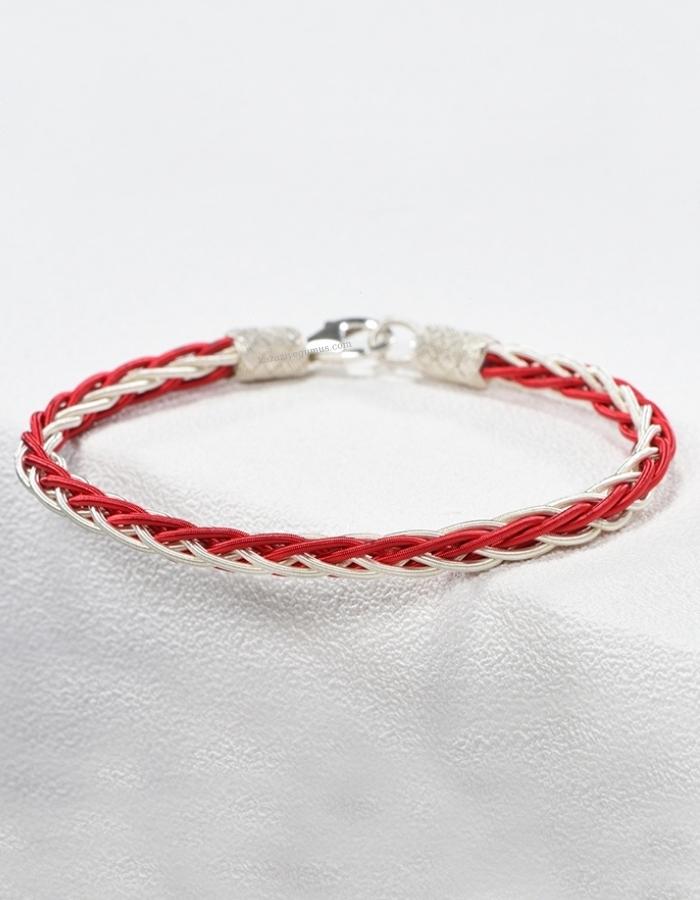 Red and White Kazaziye Bracelet