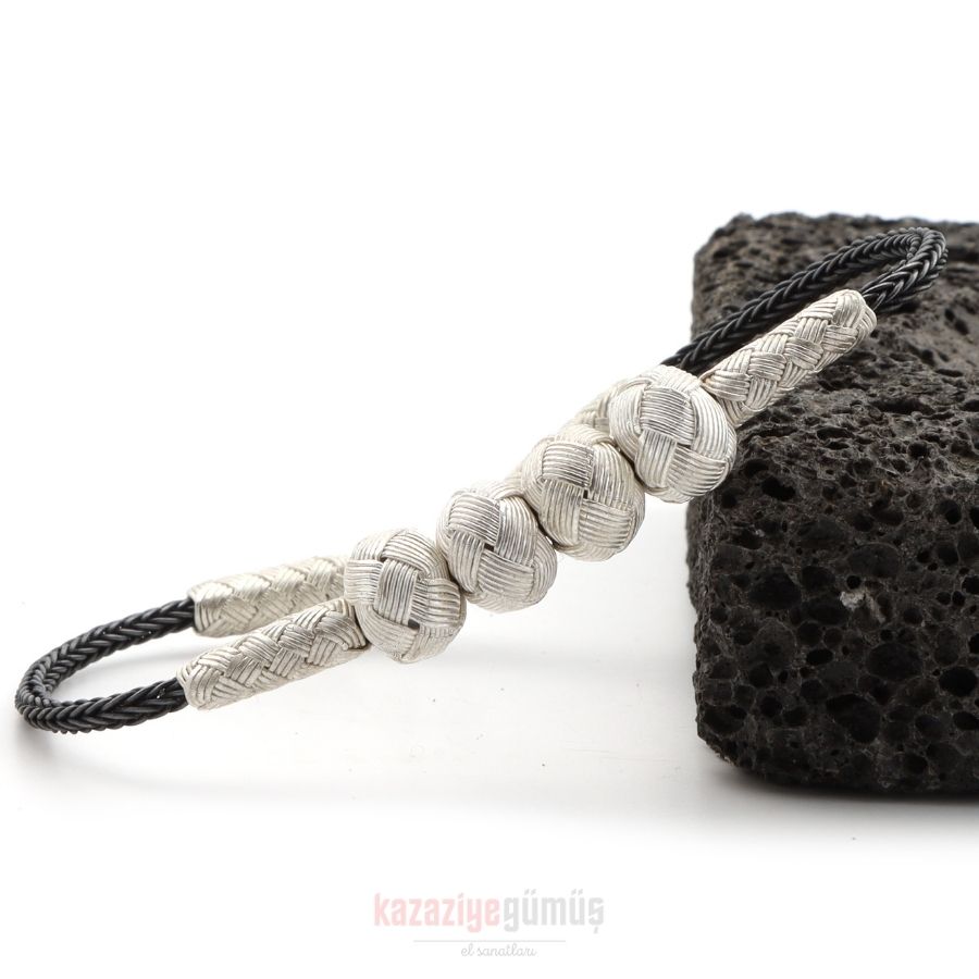 Kazaziye 4 Ball Oxide Bracelet