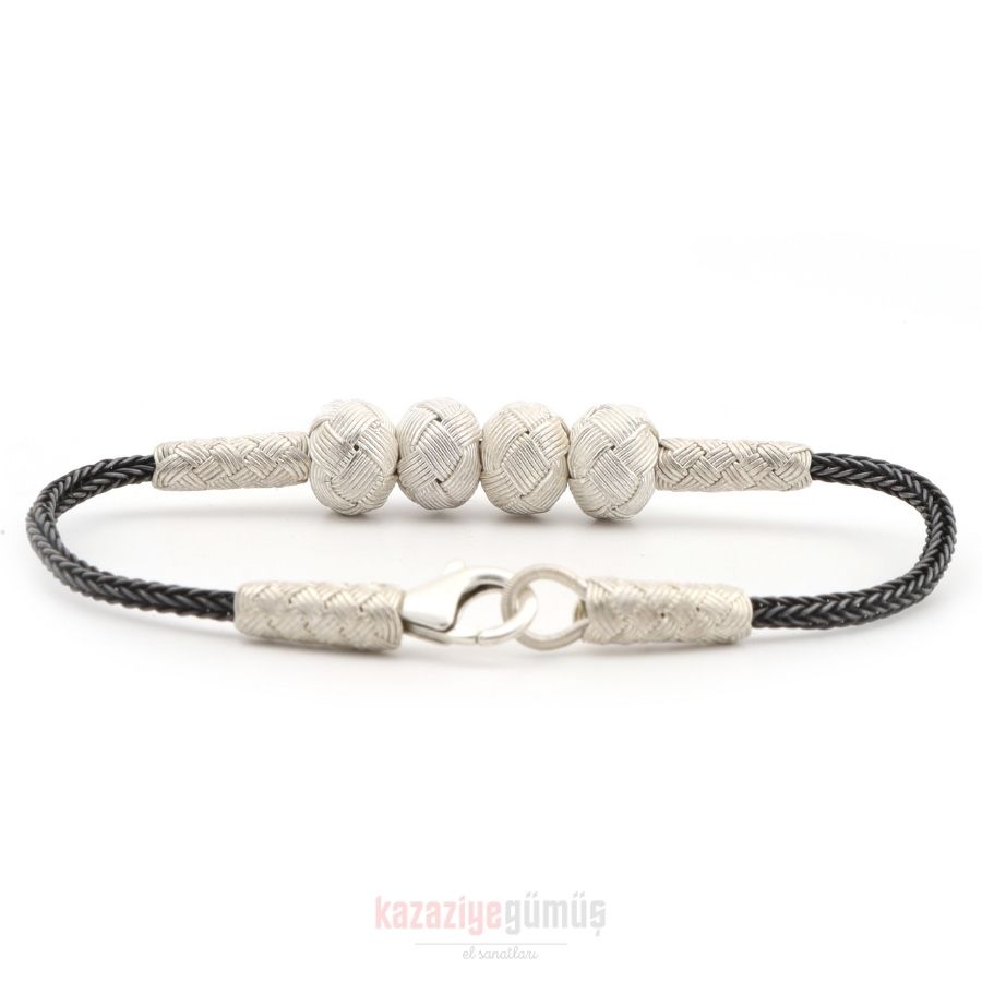 Kazaziye 4 Ball Oxide Bracelet