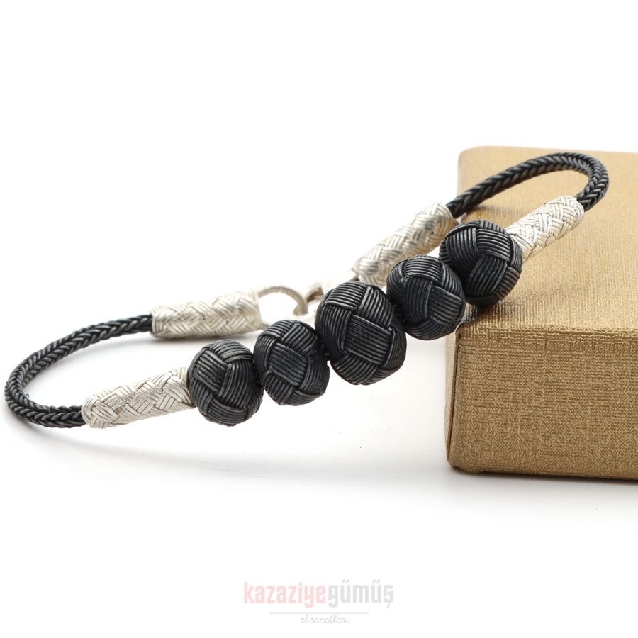 Kazaziye 5 Ball Oxide Bracelet