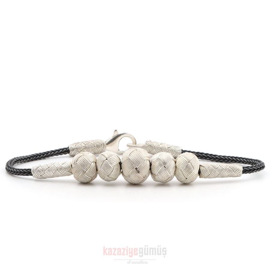 Kazaziye 5 Ball Oxide Bracelet