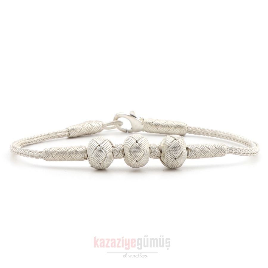 Kazaziye 3 Ball Oxide Bracelet