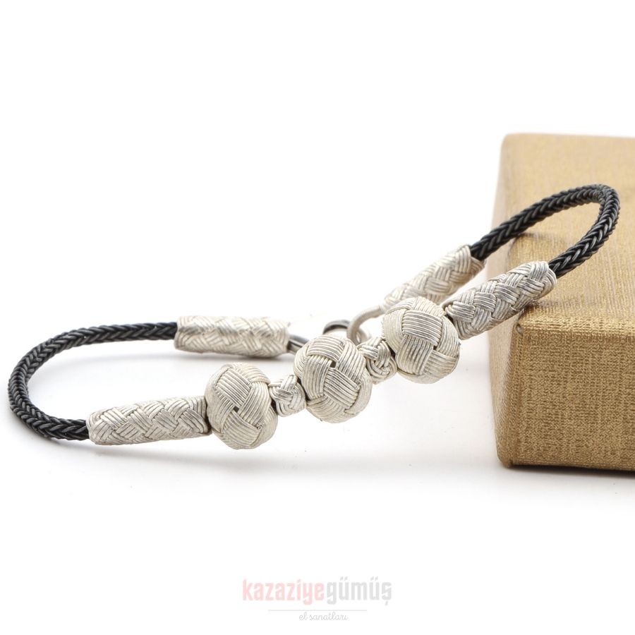 Kazaziye 3 Ball Oxide Bracelet