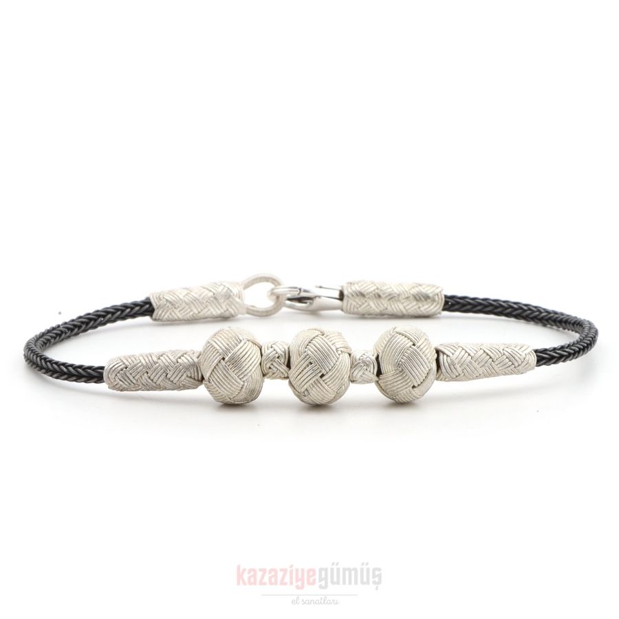 Kazaziye 3 Ball Oxide Bracelet