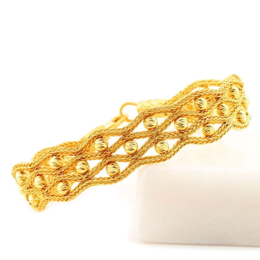 Kazaziye Gold Plated Dorica Womens Bracelet