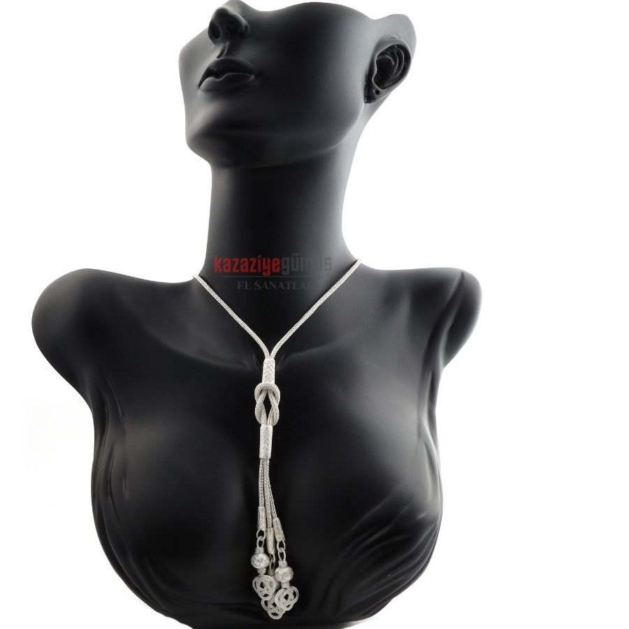 1000 K Infinity Women's Silver Necklace