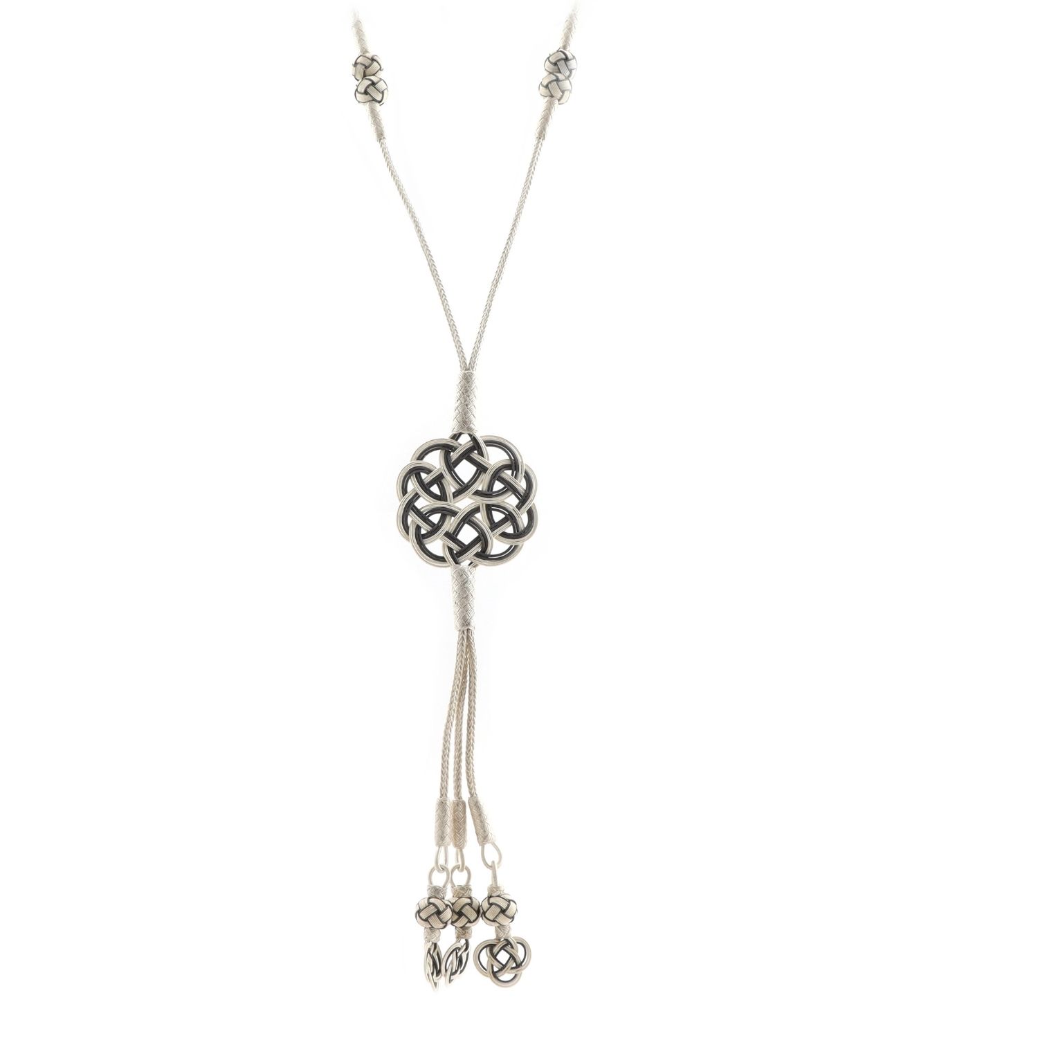 Kazaziye Knot Women Silver Necklace