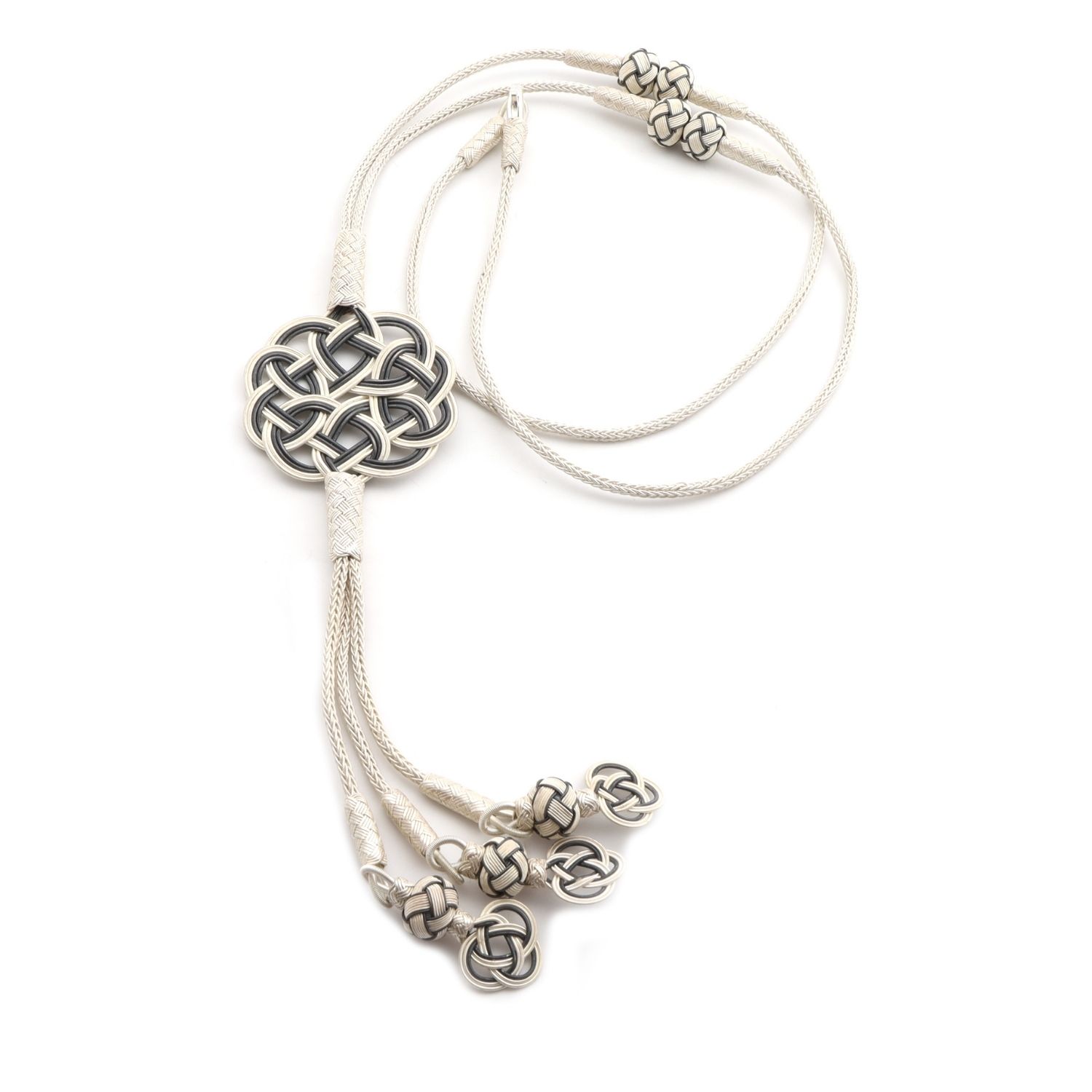 Kazaziye Knot Women Silver Necklace