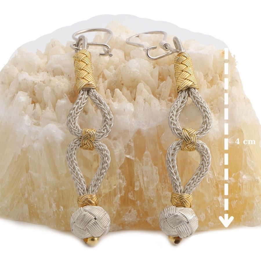 Kazaziye Gold Plated Silver Earrings