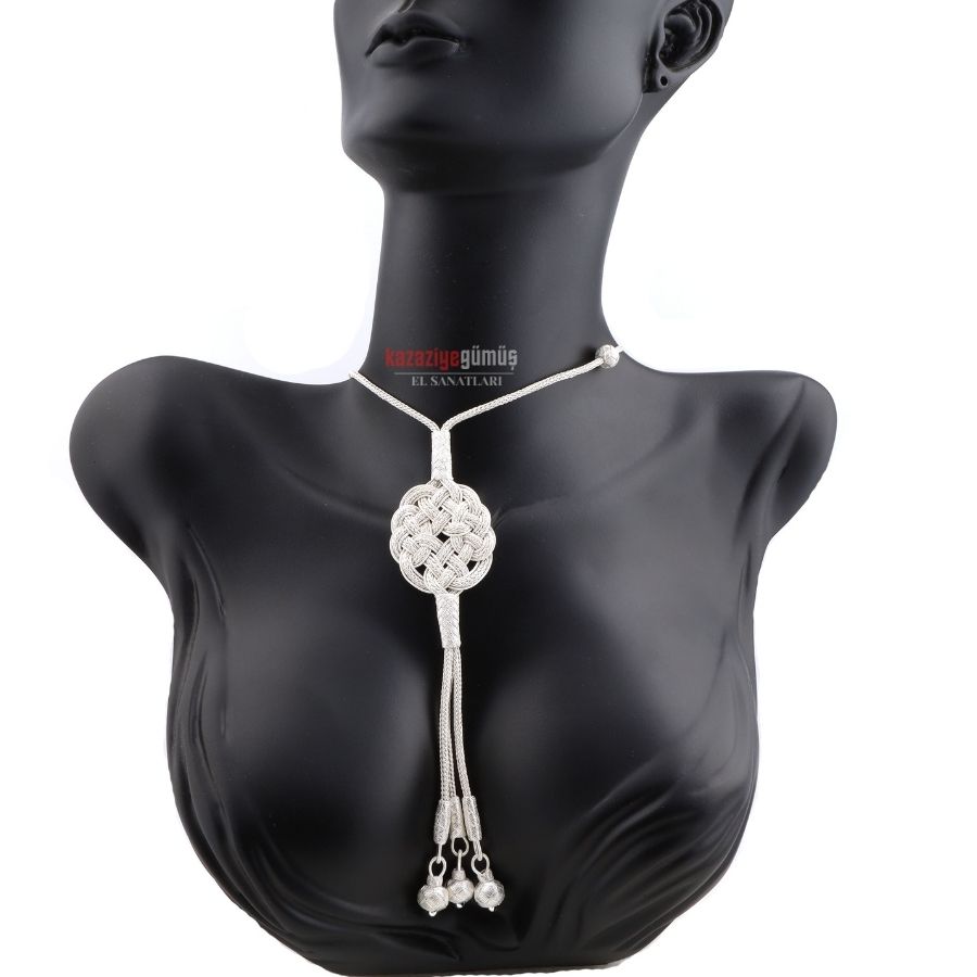 Knot Women's Love Silver Necklace