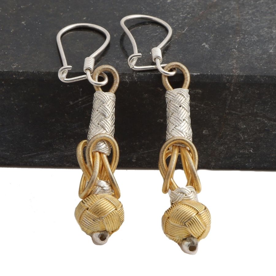 Gold Plated Silver Earrings