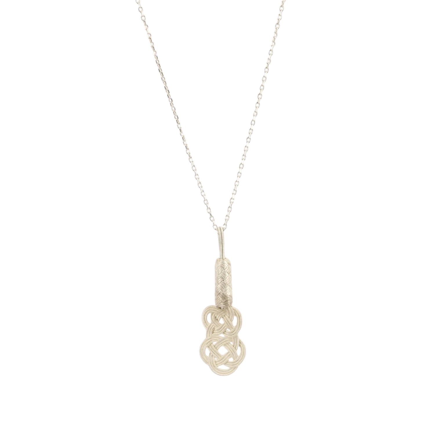 Kelt Knot Silver Necklace