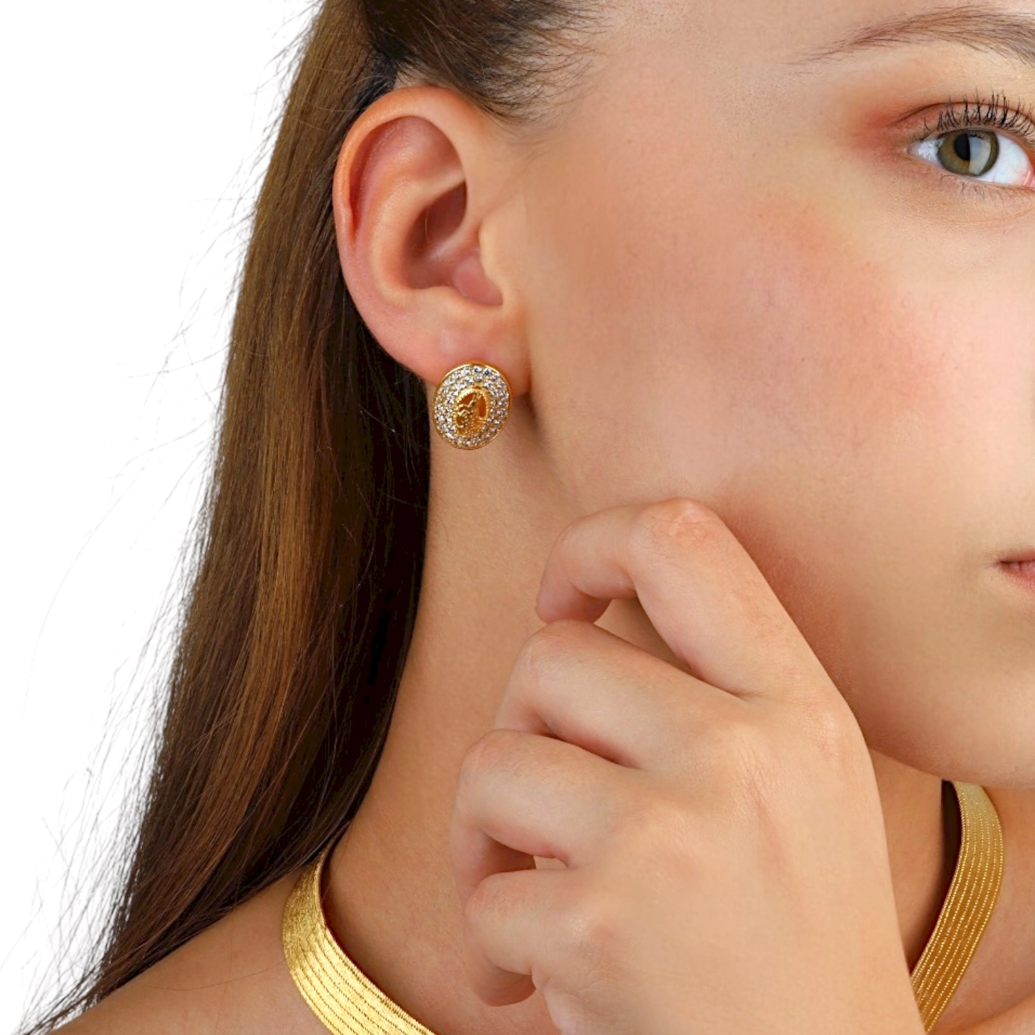 925 Sterling Trabzon Straw Silver Earrings