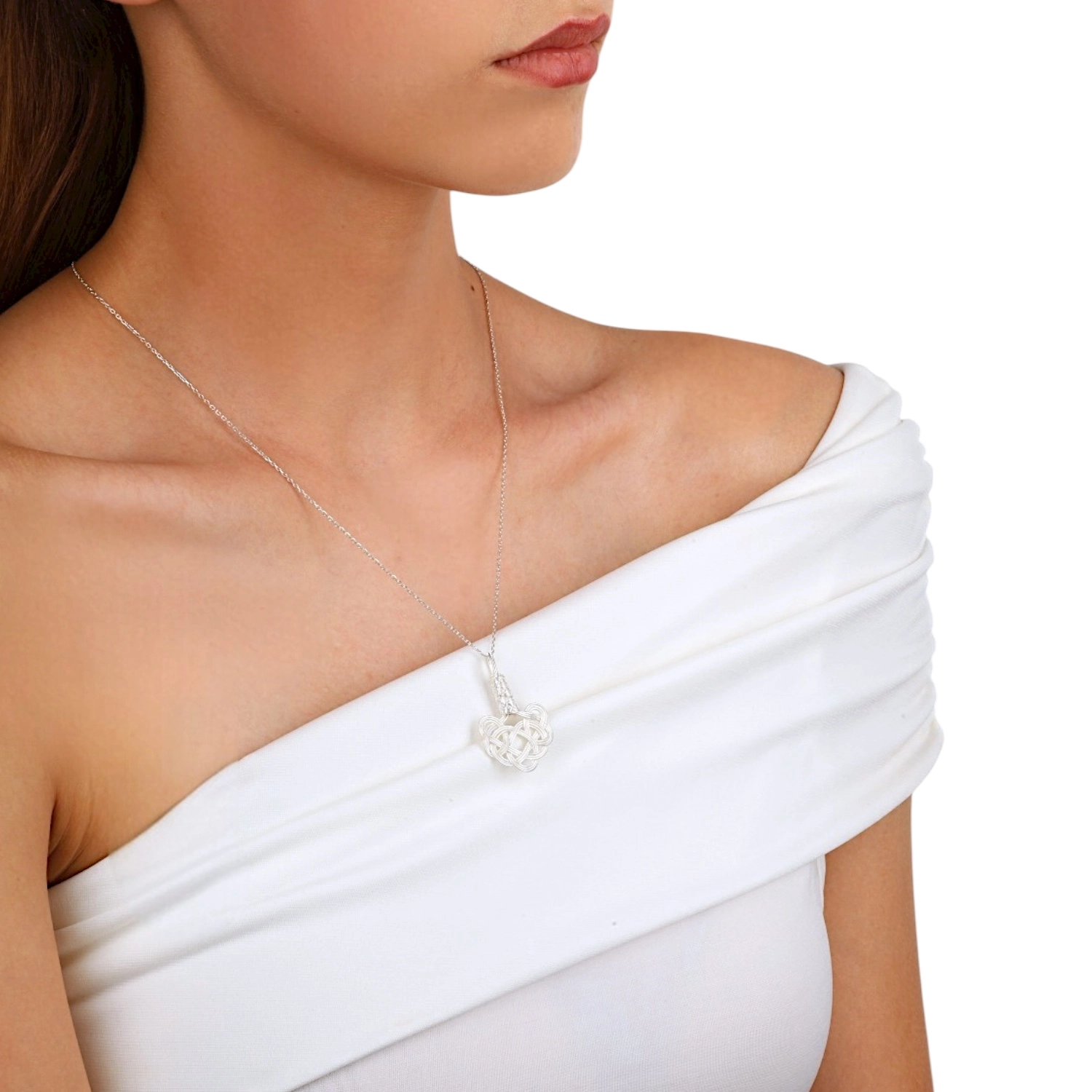 White Kazaziye Necklace