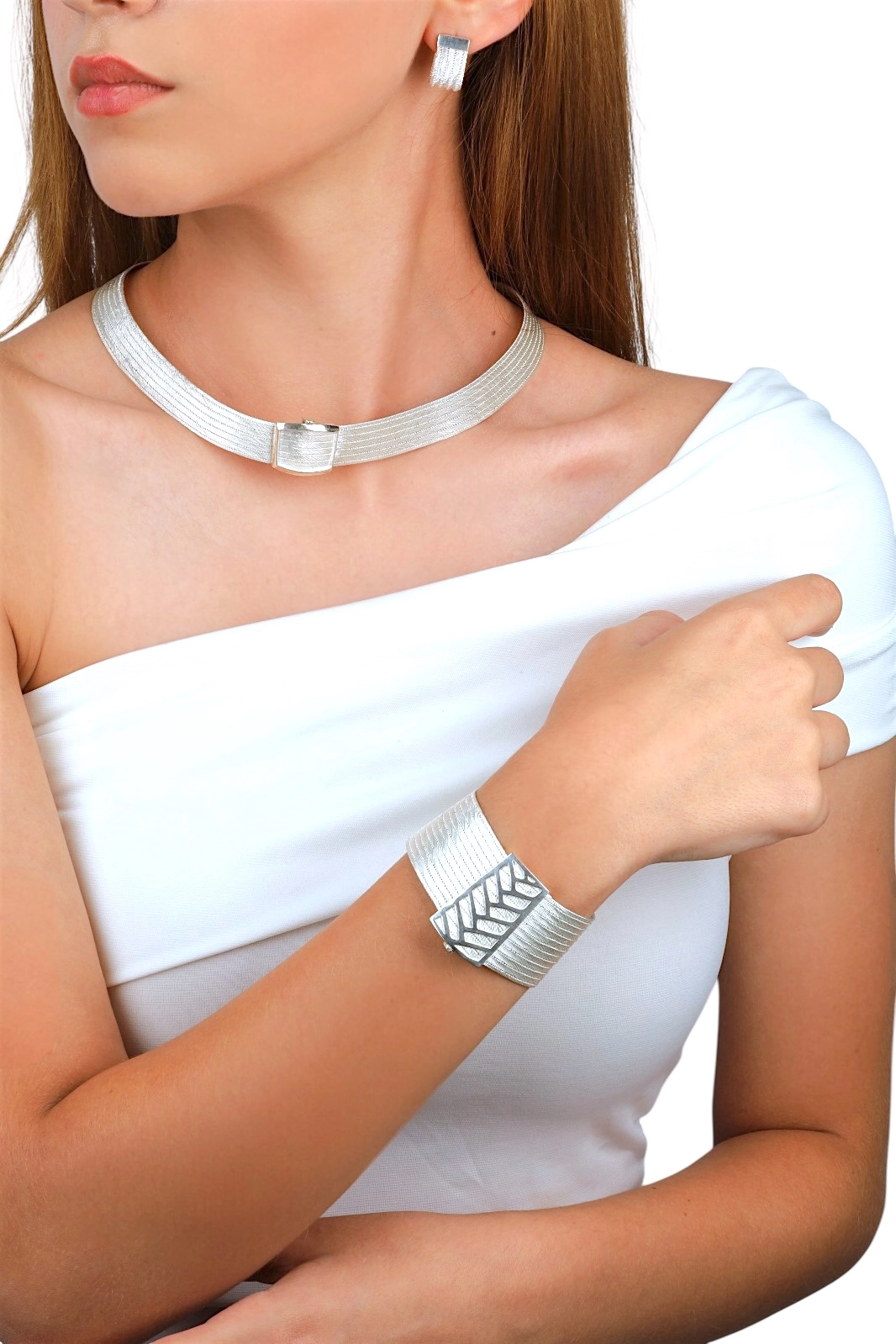 13 Row Braided Trabzon Wicker Bracelet with Buckle