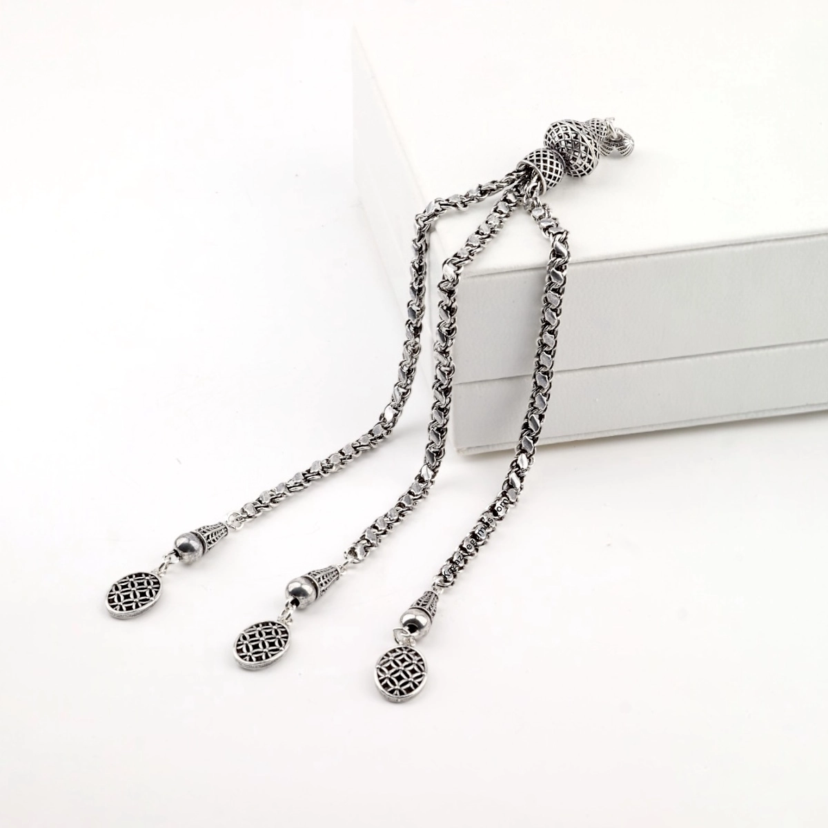 925 Ayar Arpa Model Tespih Püskülü