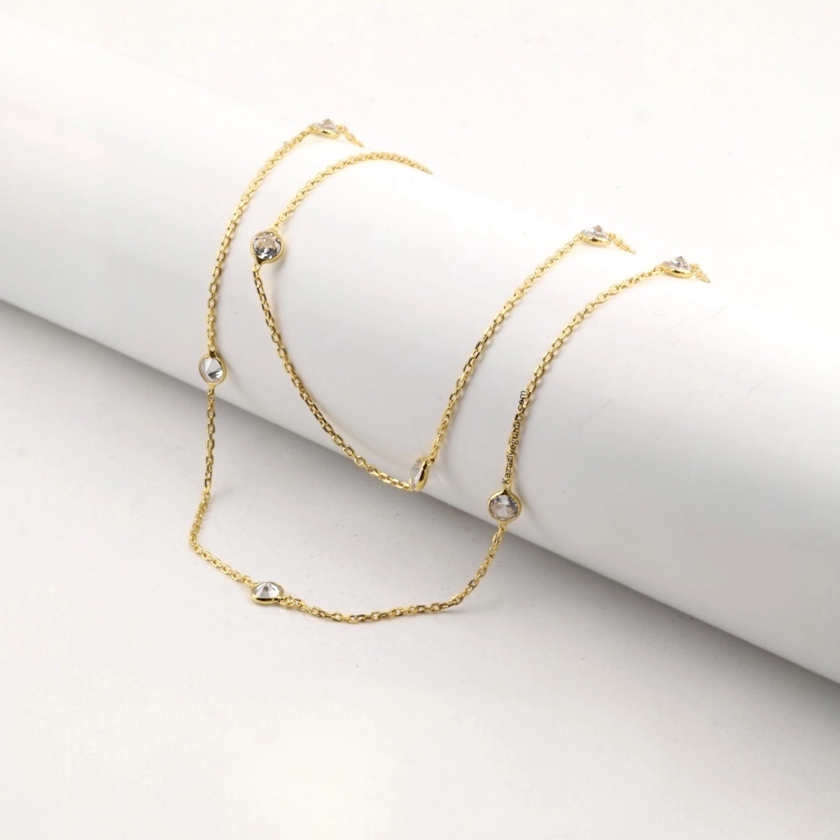 925 Sterling Silver Rose Women’s Chain Necklace