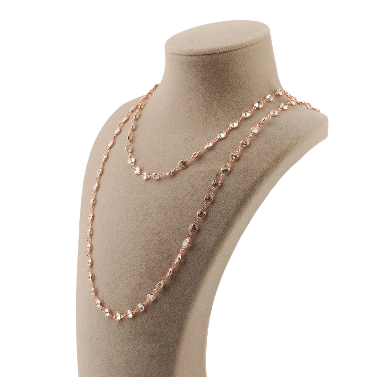 925 Sterling Silver Rose Women’s Chain Necklace