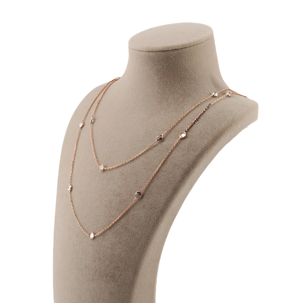 925 Sterling Silver Rose Women’s Chain Necklace