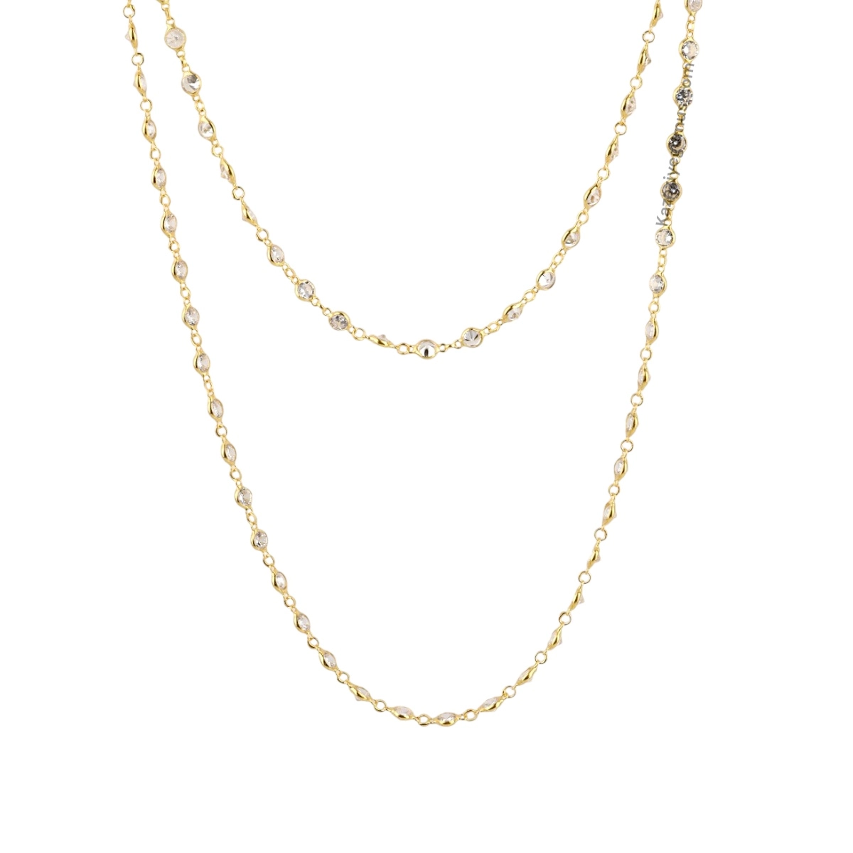 925 Sterling Silver Rose Women’s Chain Necklace