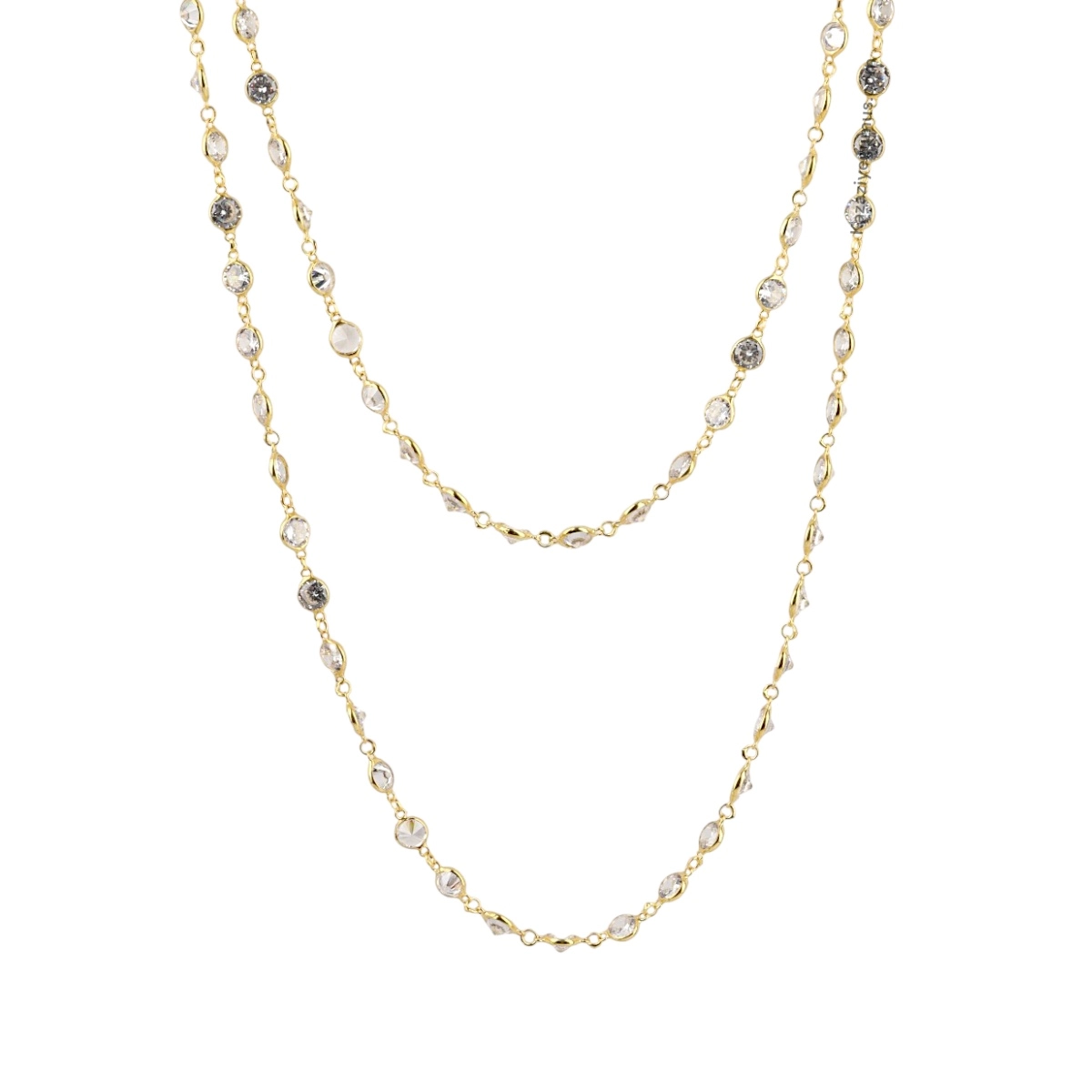 925 Sterling Silver Rose Women’s Chain Necklace
