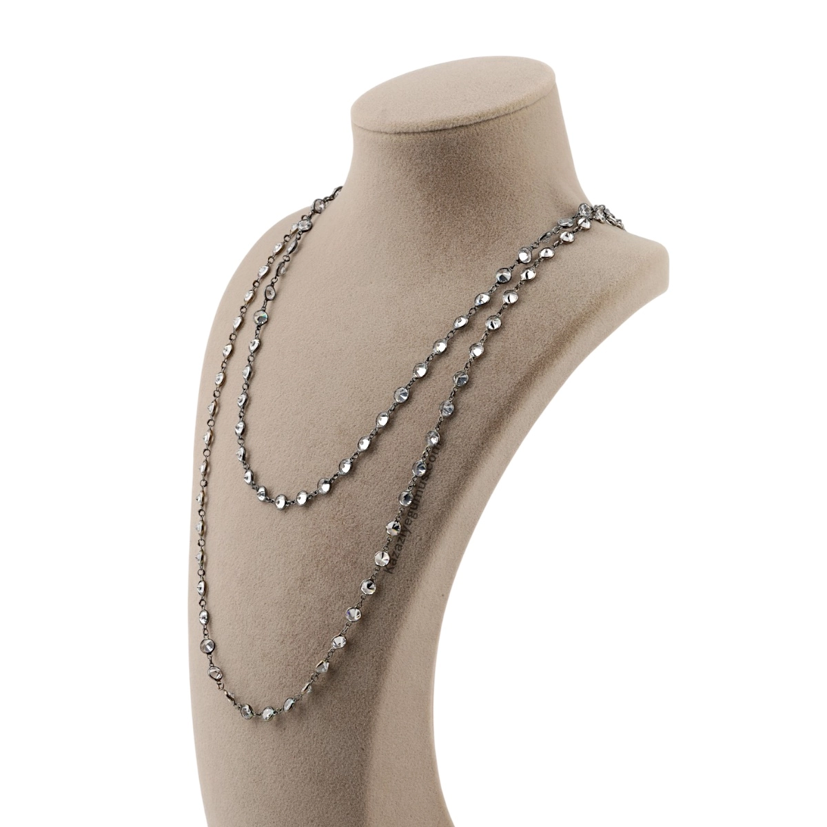 925 Sterling Silver Rose Women’s Chain Necklace