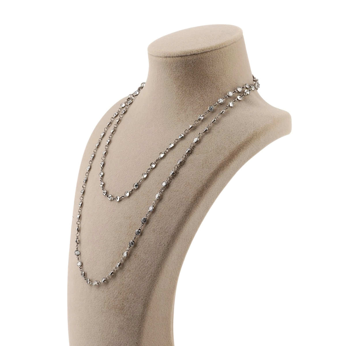 925 Sterling Silver Rose Women’s Chain Necklace