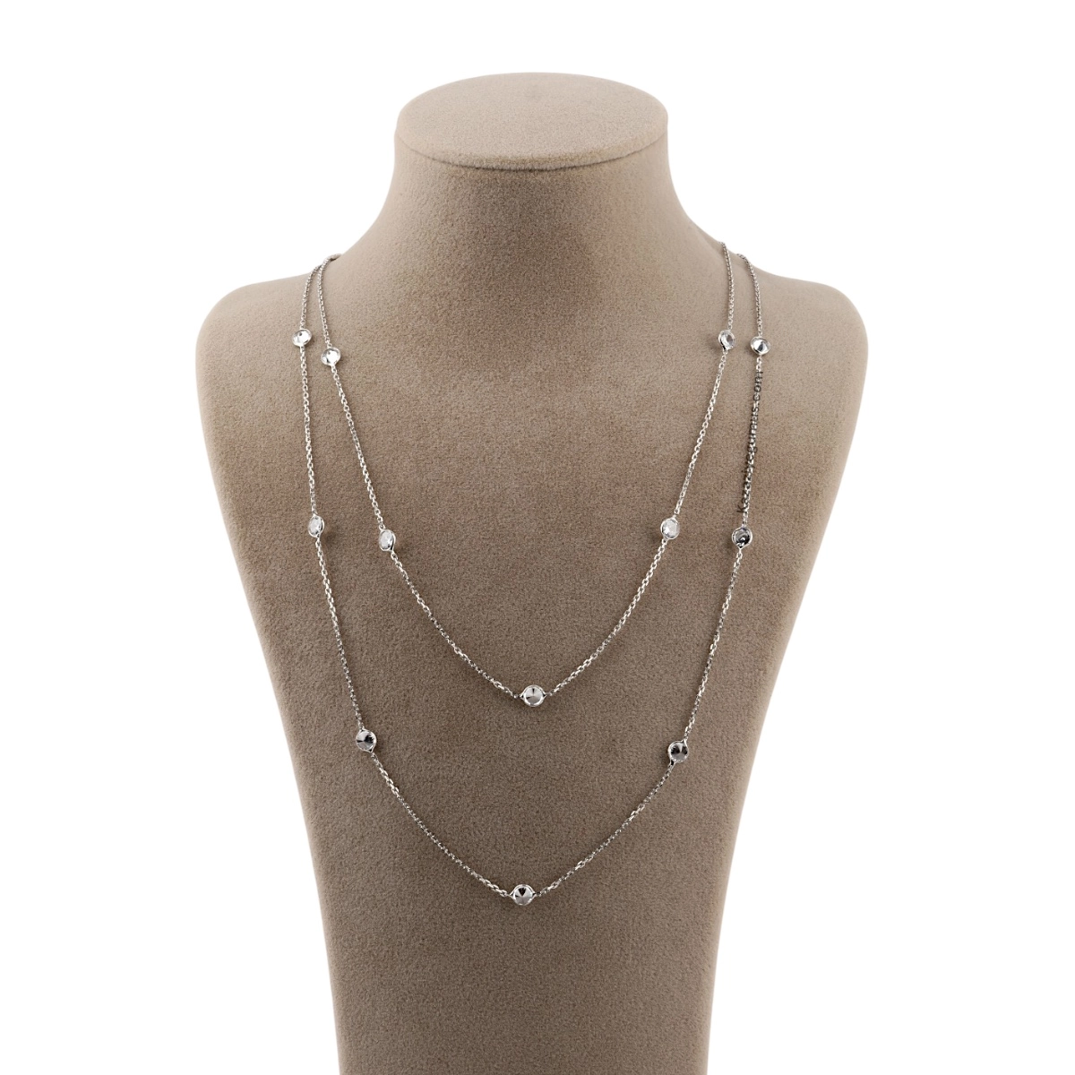 925 Sterling Silver Rose Women’s Chain Necklace