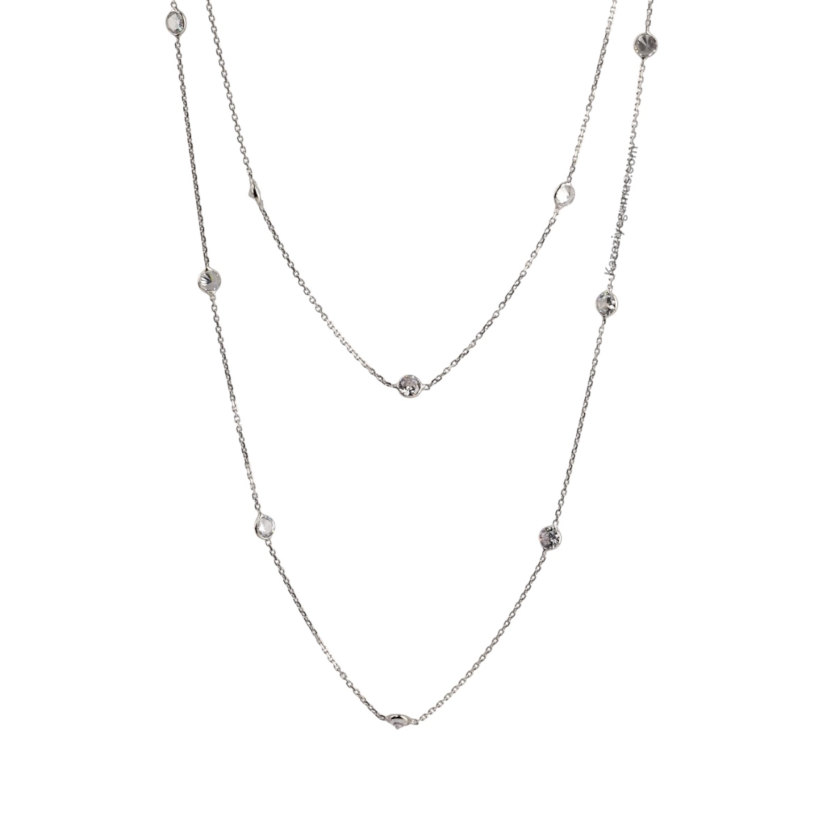 925 Sterling Silver Rose Women’s Chain Necklace