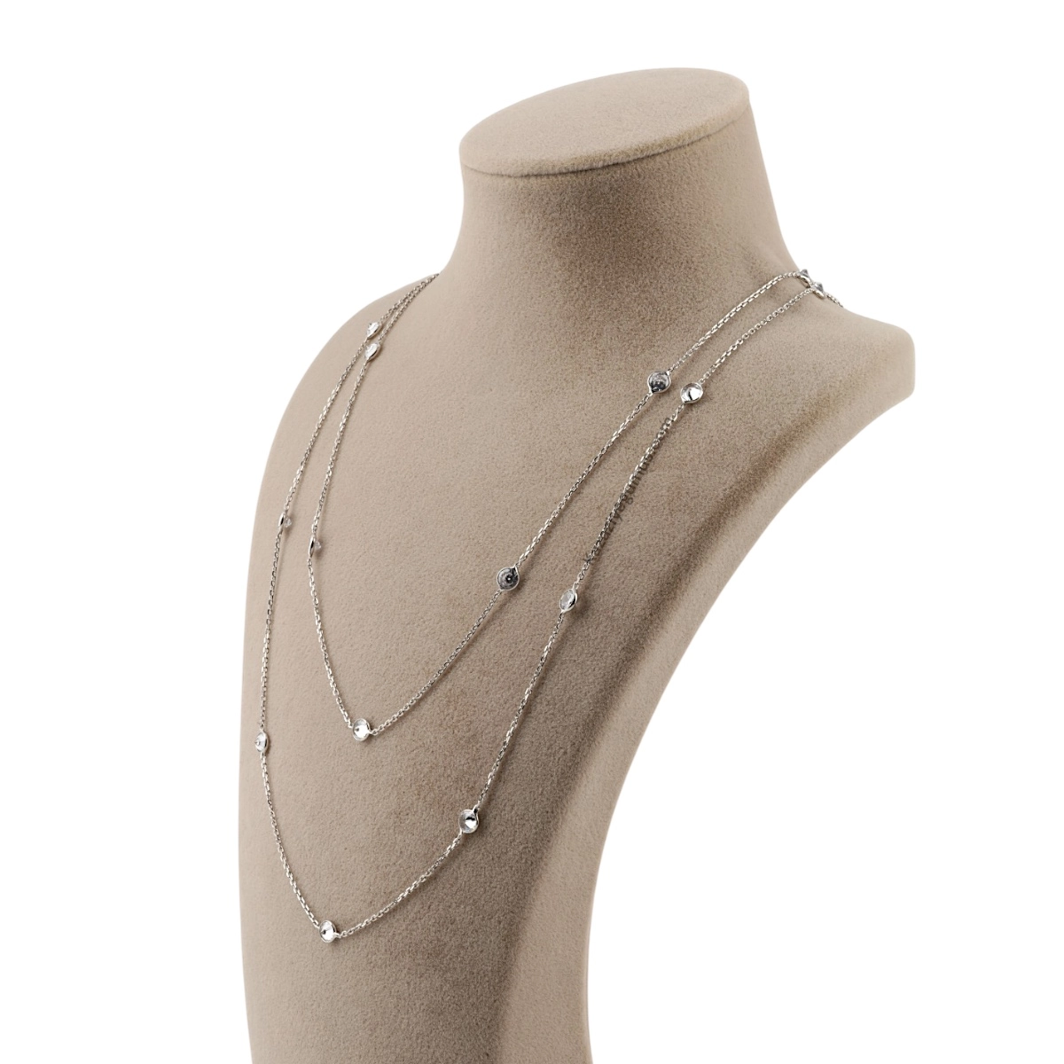 925 Sterling Silver Rose Women’s Chain Necklace