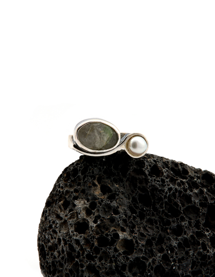 Labradorite Stone Ring