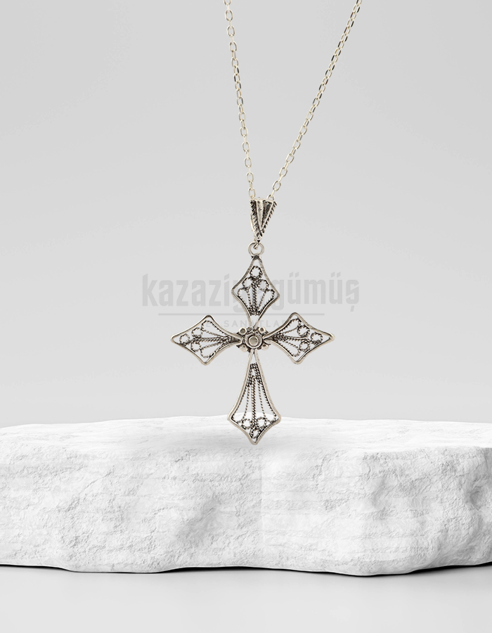 Filigree Cross Necklace