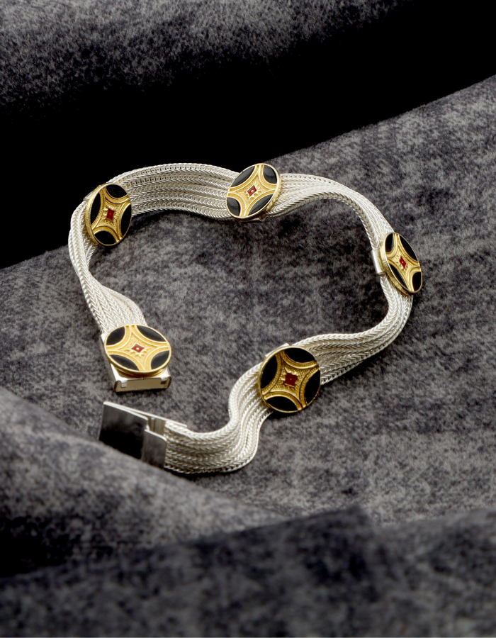 Enamel Gold Plated Bracelet Women’s Bracelet