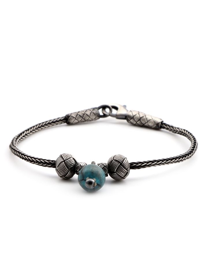 Turquoise Stone Kazaziye Bracelet