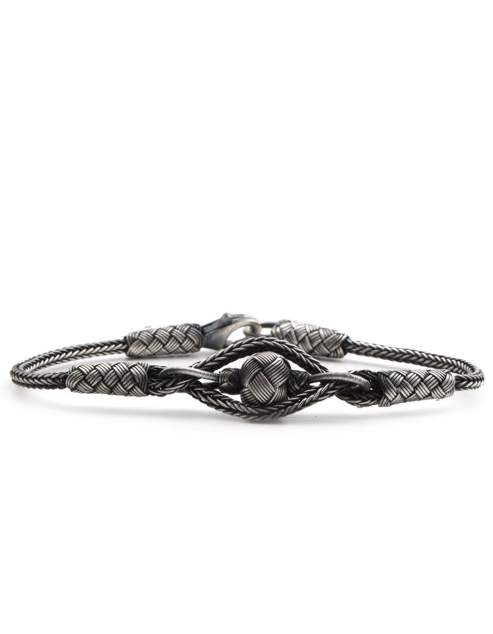 Kazaziye Midfielder Oxide Silver Bracelet