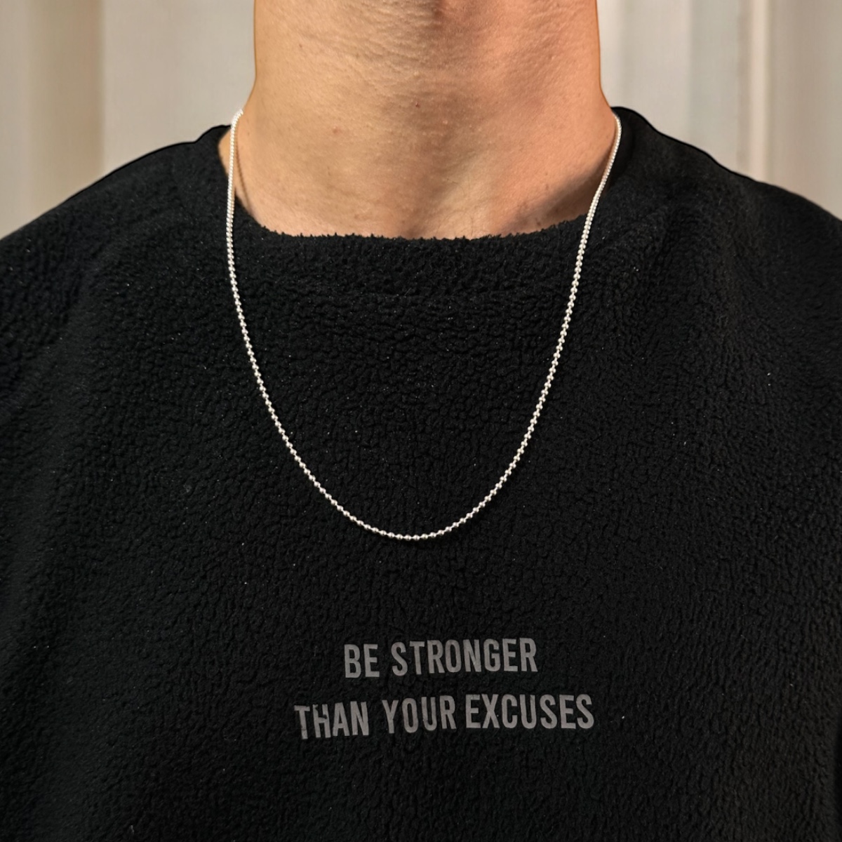925 Sterling Silver Ball Chain Unisex Necklace