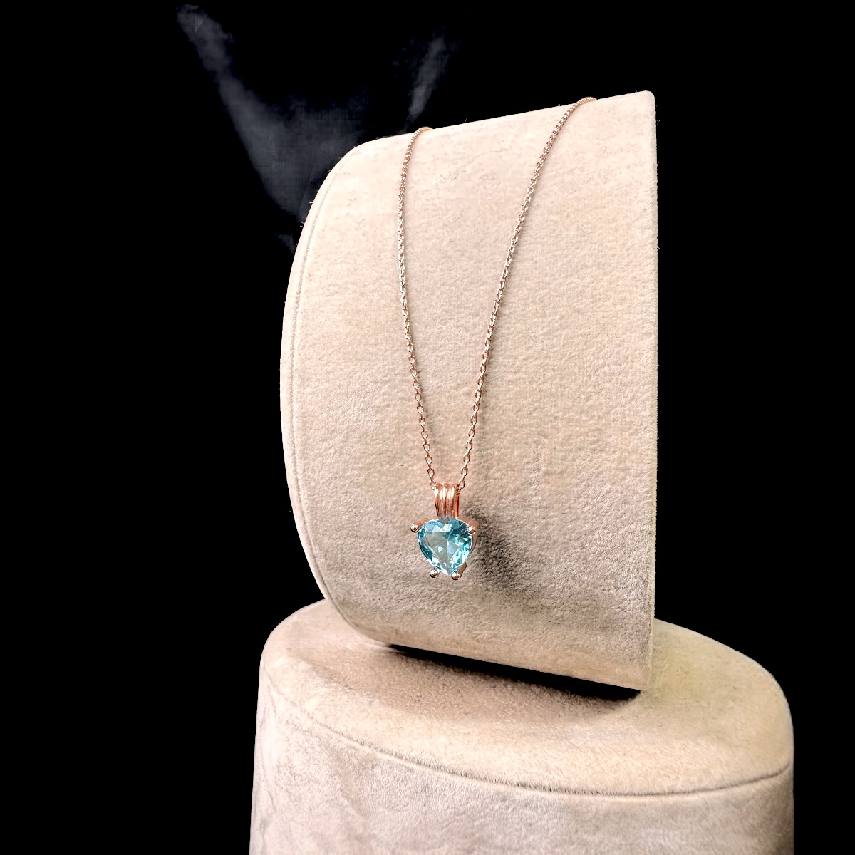 925 Sterling Silver Necklace for Women with Turquoise Stone Heart