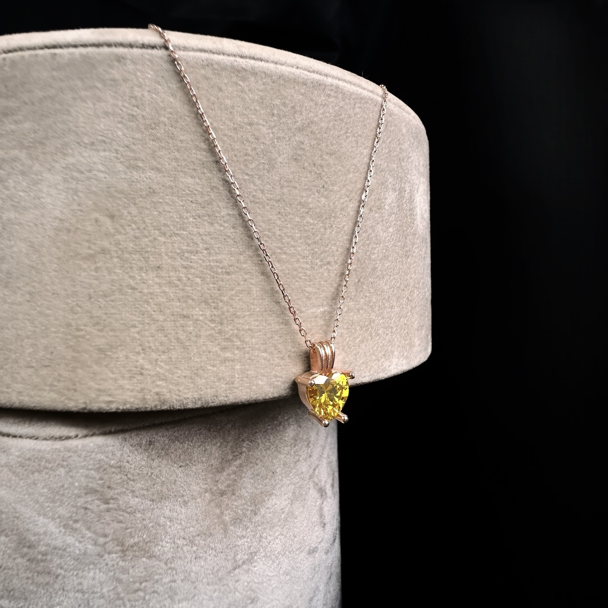 925 Sterling Silver Heart Necklace