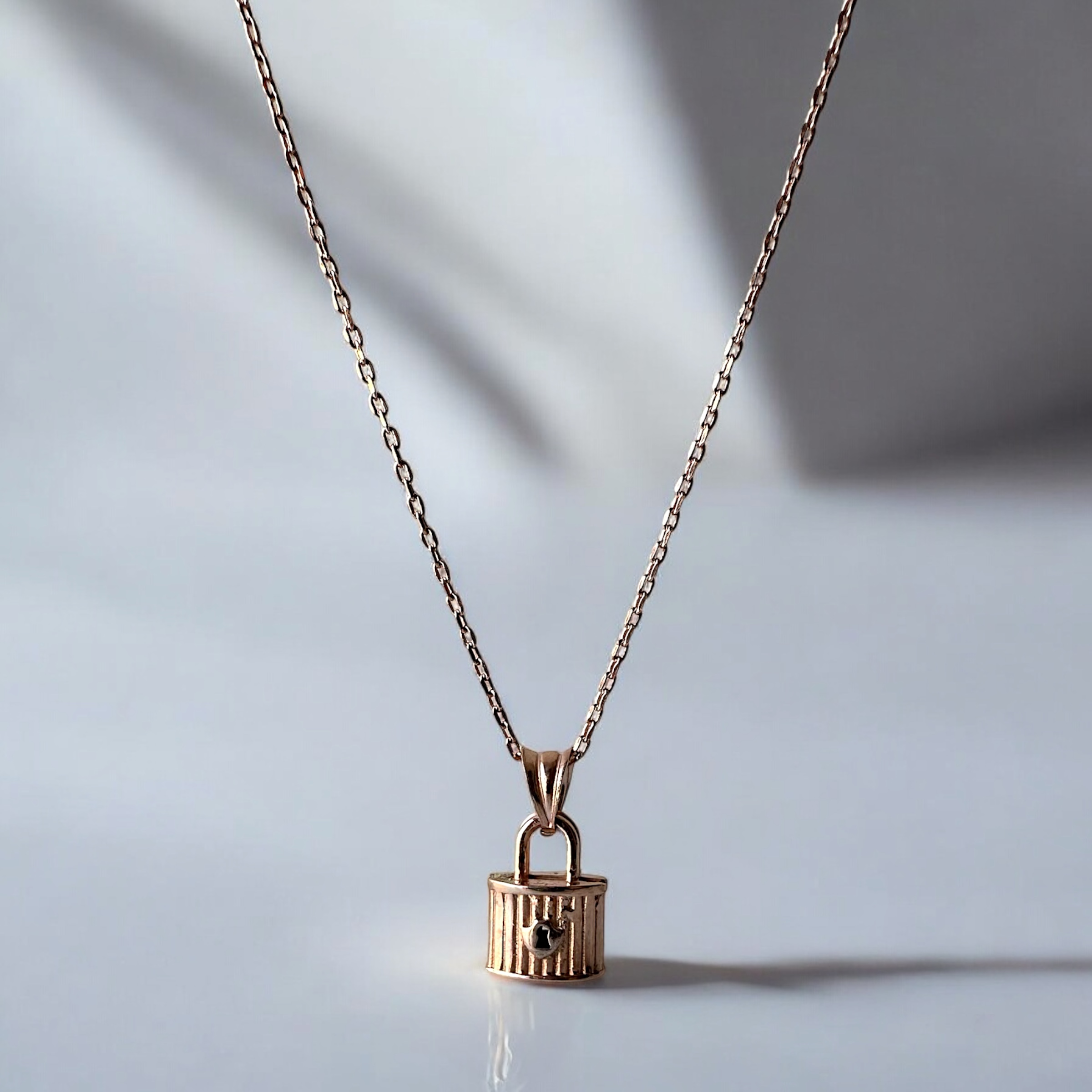 925 K Kilit Silver Necklace
