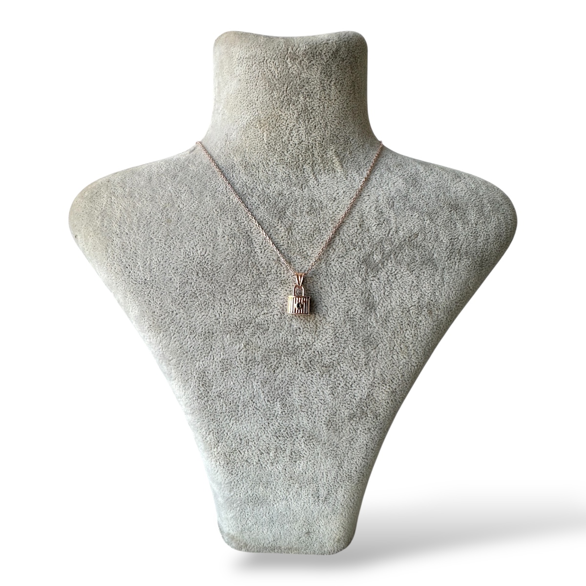 925 Sterling Silver Lock Necklace