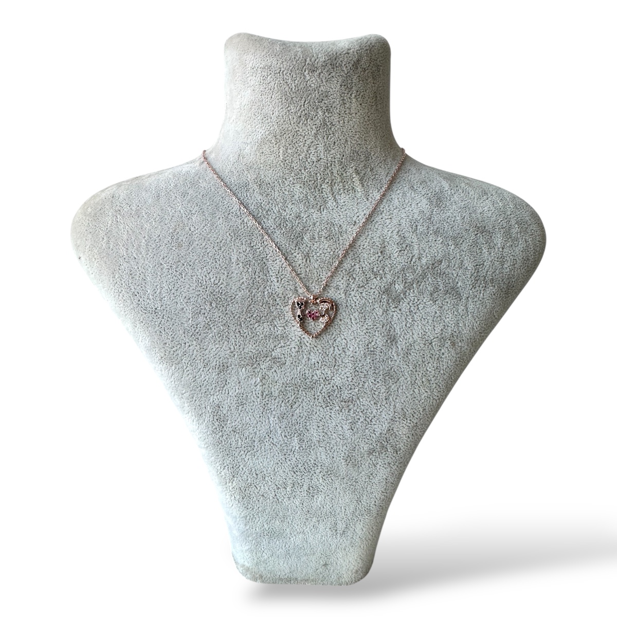 925 Sterling Silver Valentine Necklace