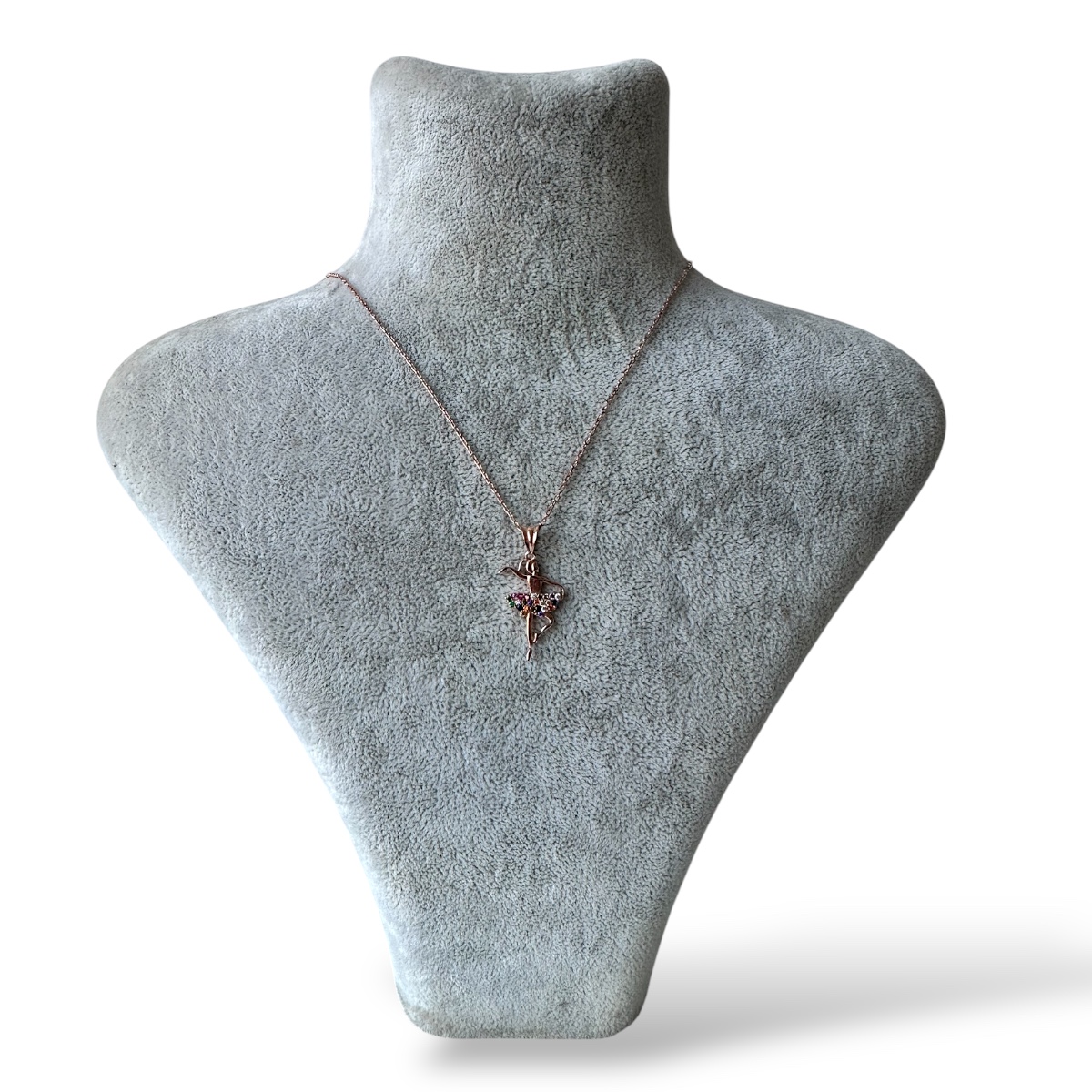 925 Sterling Ballerina Necklace