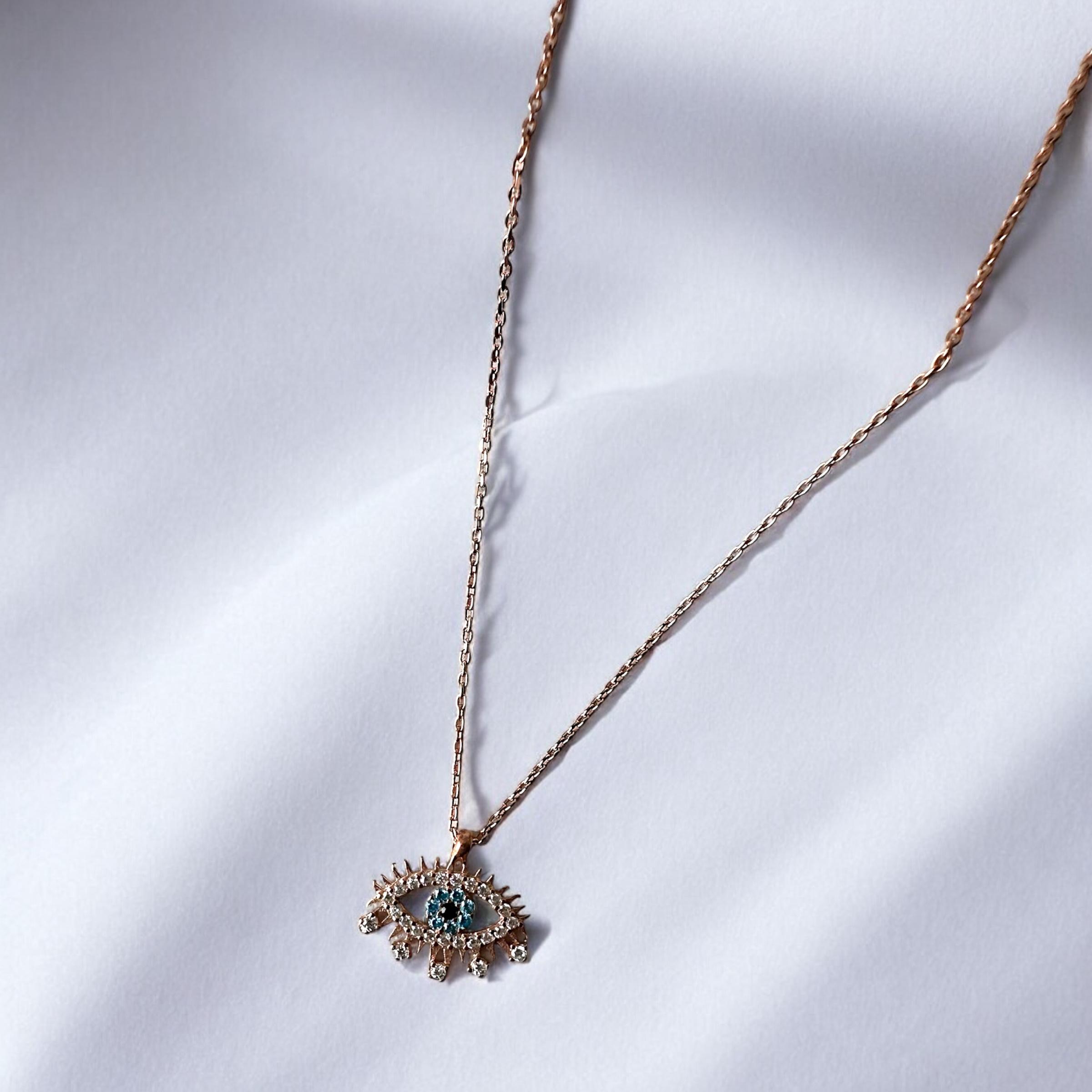 925 Black Stone Whirling Dervish Silver Necklace