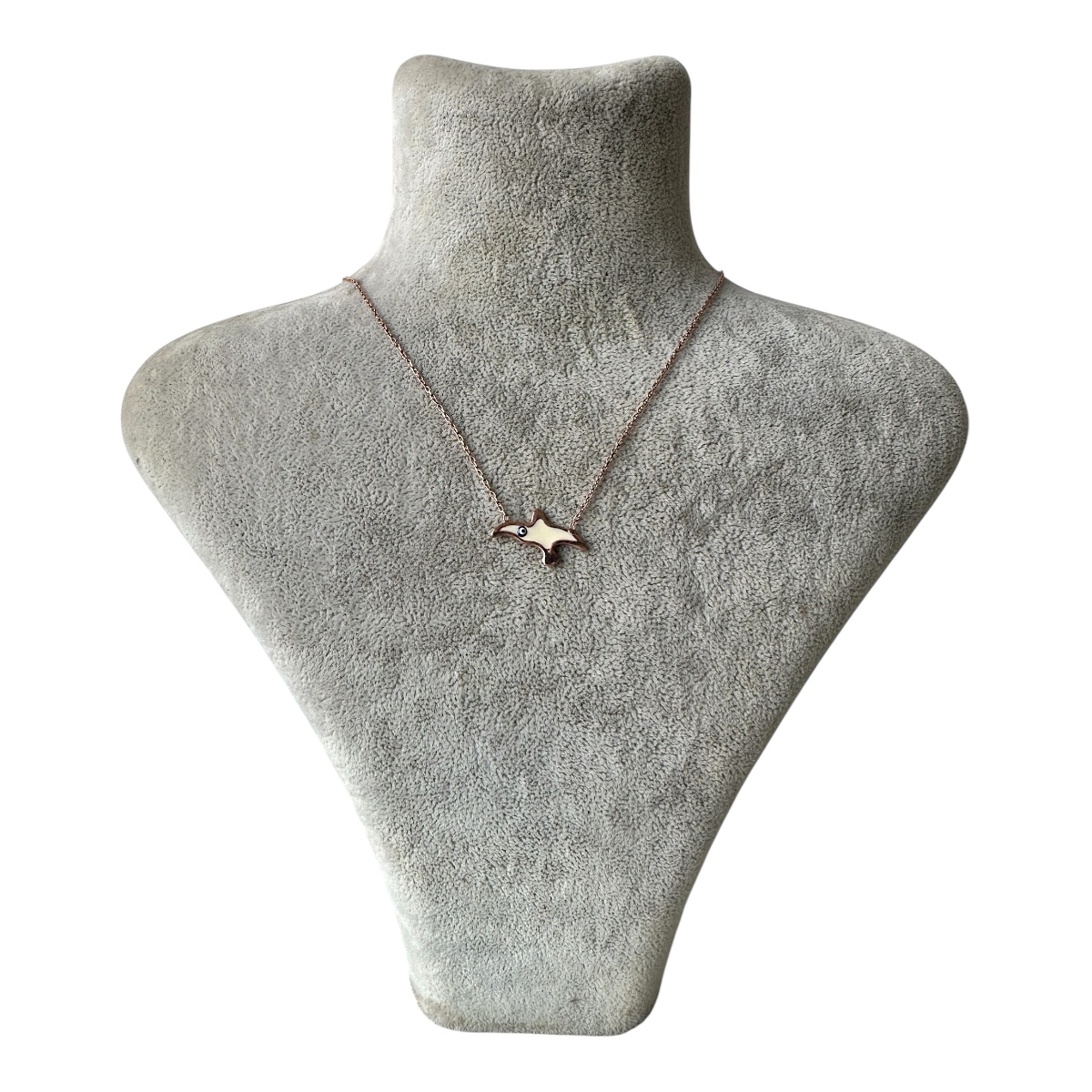 925 Sterling Silver Whale Tail Necklace