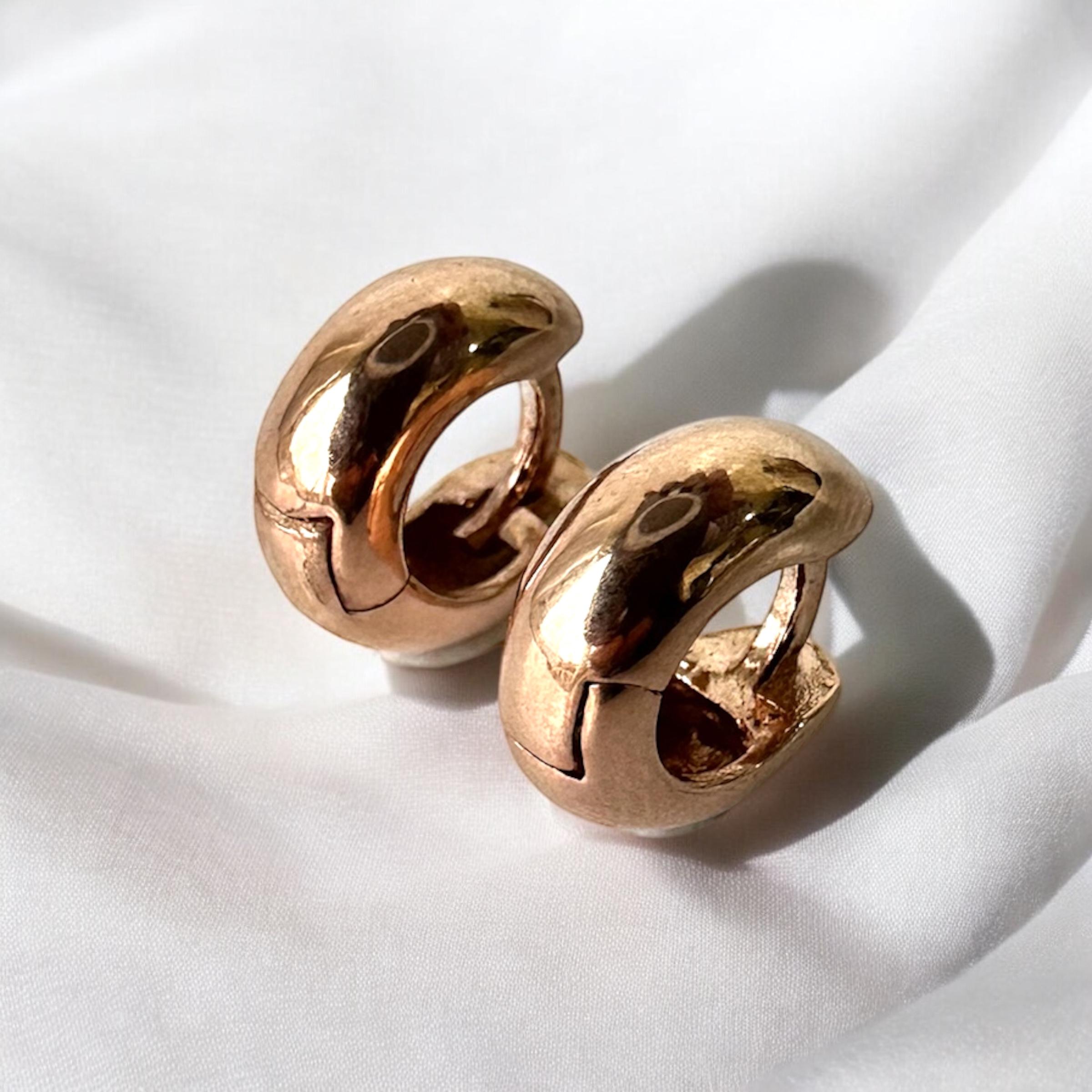 925 K Minik Hoop Silver Earrings
